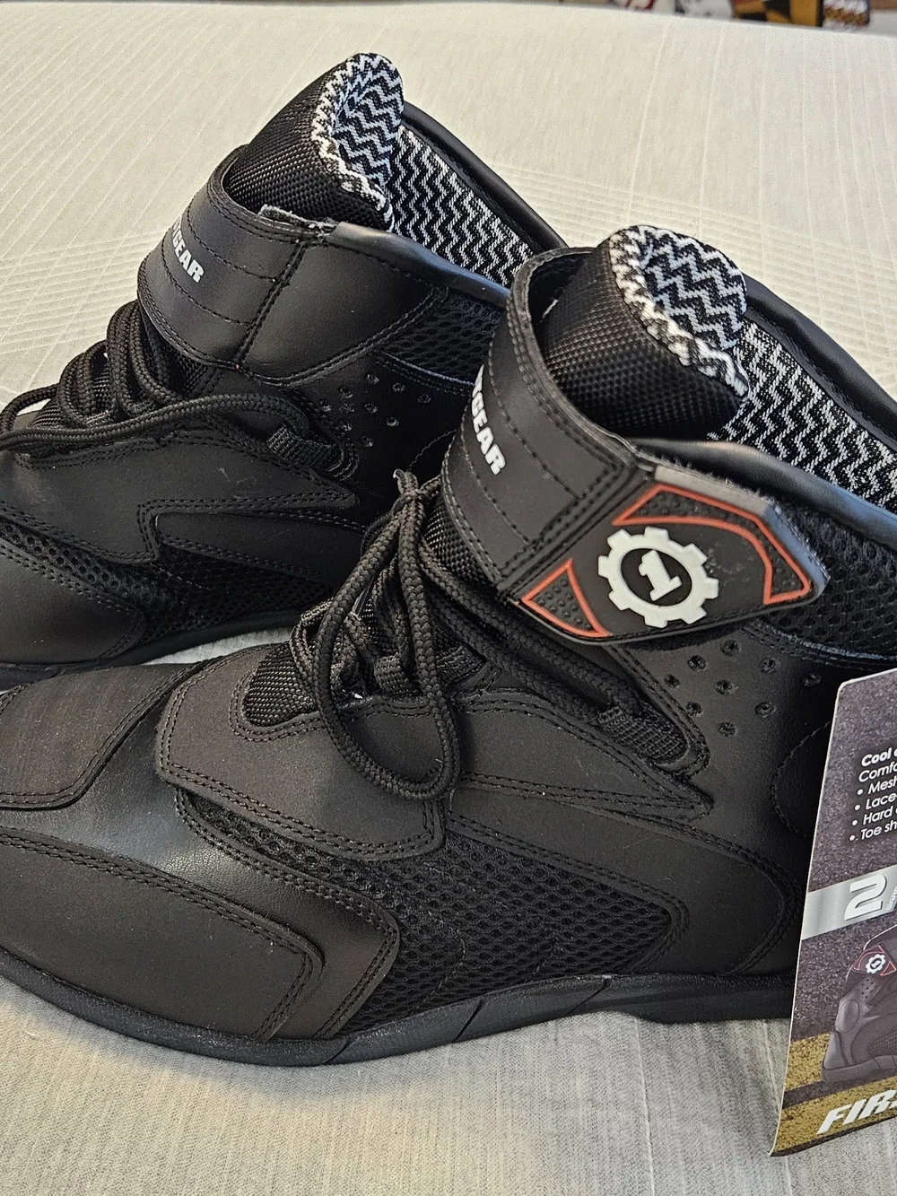 Firstgear Men's Size 12 Mesh Lo Motorcycle Boots